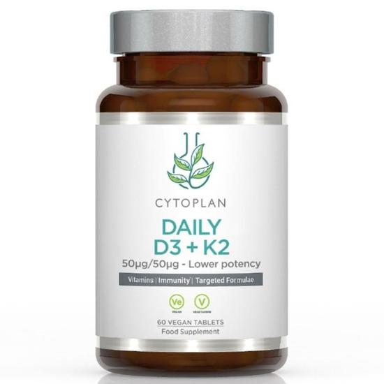Cytoplan Daily D3 + K2 50ug/50ug Tablets