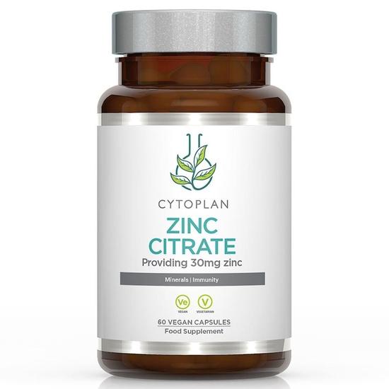 Cytoplan Zinc Citrate 30mg Zinc Capsules
