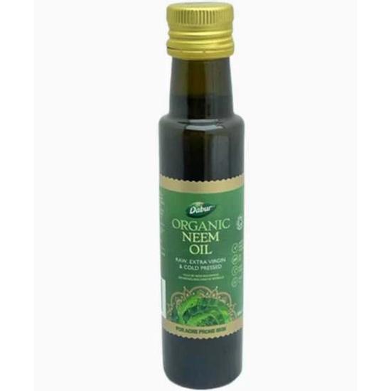 Dabur Organic Neem Oil With Raw Extra Virgin & Cold Pressed 100ml