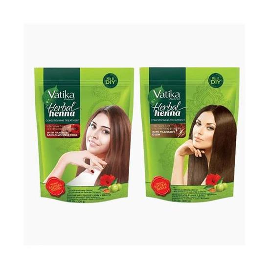 Dabur Vatika Naturals Herbal Henna Conditioning Treatment Buy 1 Get 1 Free / Oudh