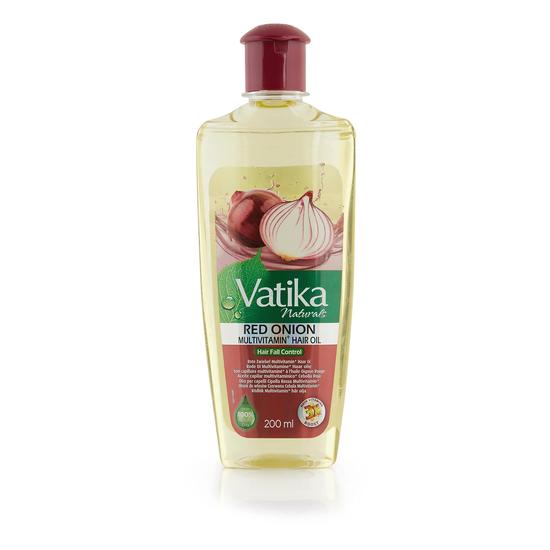 Dabur Vatika Naturals Red Onion Enriched Multivitamin Hair Oil-Hair Fall Control 200ml