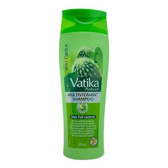 Dabur Vatika Naturals Wild Cactus Multivitamin Hair Fall Control Shampoo 400ml