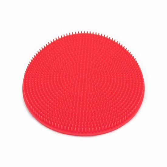 Daily Concepts Daily Round Silicone Scrubber Red Imperfect Box