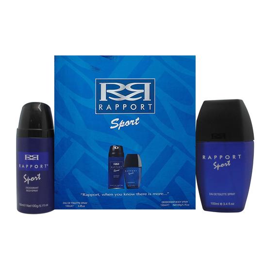 Dana Rapport Sport Gift Set 100ml Eau De Toilette + 150ml Body Spray