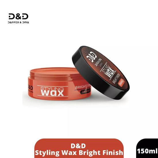 Dapper And Diva Styling Wax Bright Finish Orange 150ml