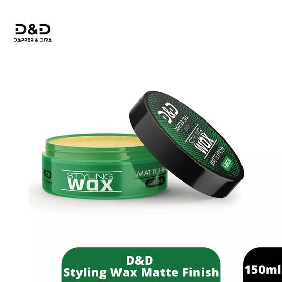 Dapper And Diva Styling Wax Matte Finish Green 150ml