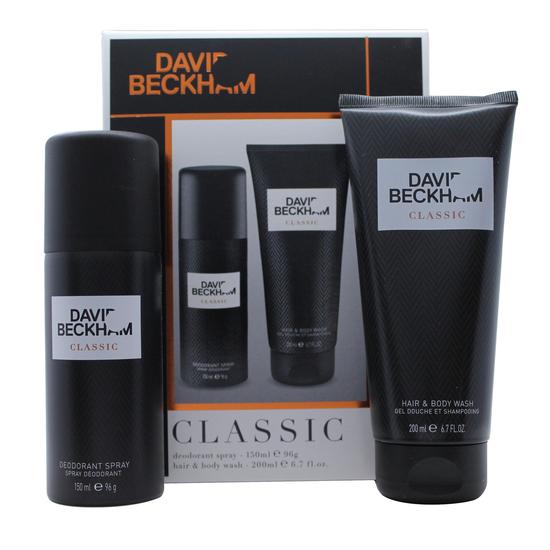 David Beckham Classic Gift Set 50ml Eau De Toilette + 200ml Shower Gel