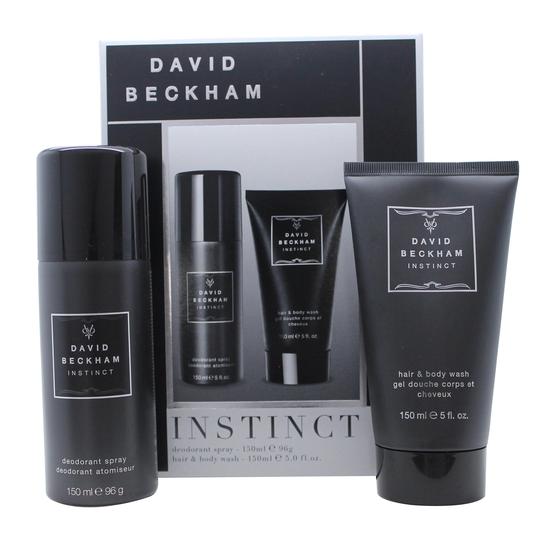 David Beckham Instinct Gift Set 50ml Eau De Parfum + 150ml Shower Gel