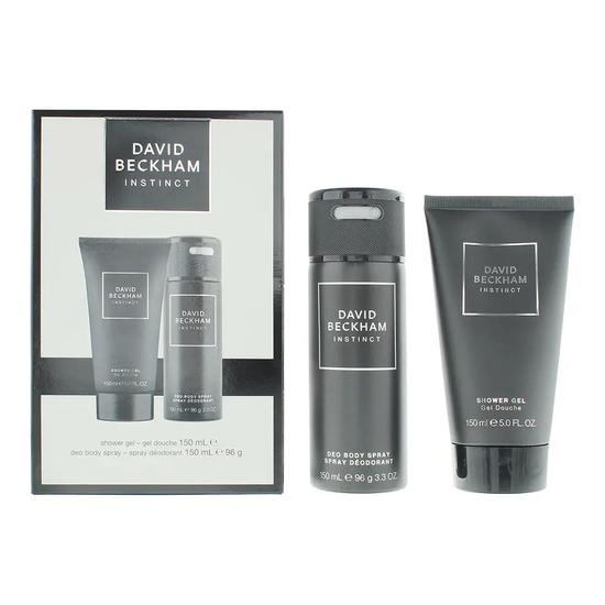 David Beckham Instinct Gift Set Shower Gel 150ml + Deodorant Spray 150ml 2 Piece