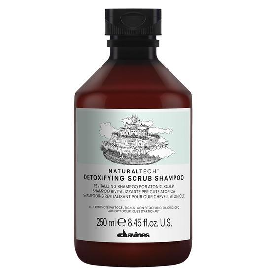 Davines Natural Tech Detoxifying Scrub Shampoo For Atonic Scalp 250ml