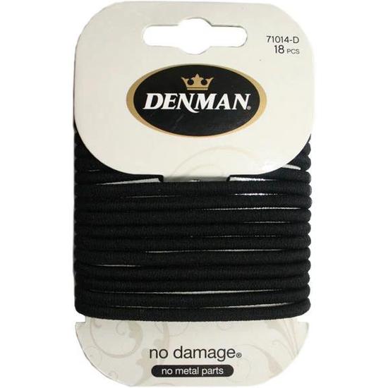 Denman Black ND Elastics