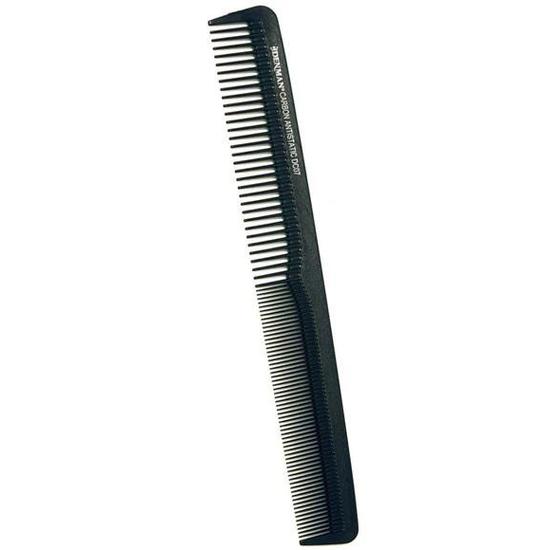 Denman Carbon Comb DC07 Setting Comb Black