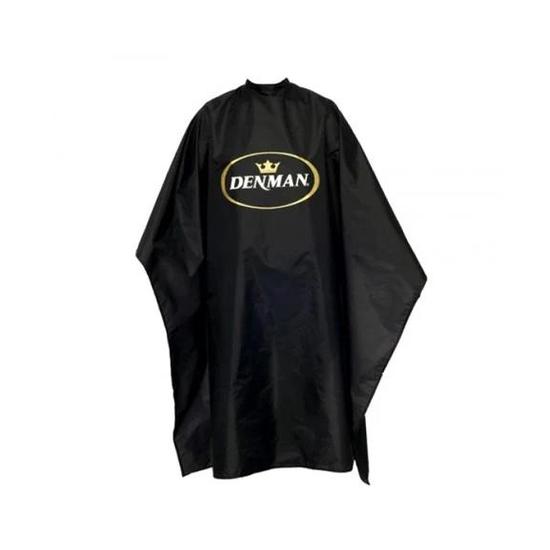 Denman Hairdressing Nylon Cape Black