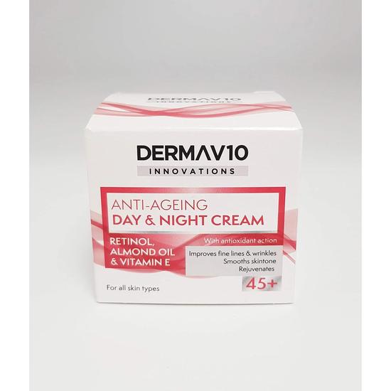 Derma V10 Anti Ageing Day & Night Cream 50ml