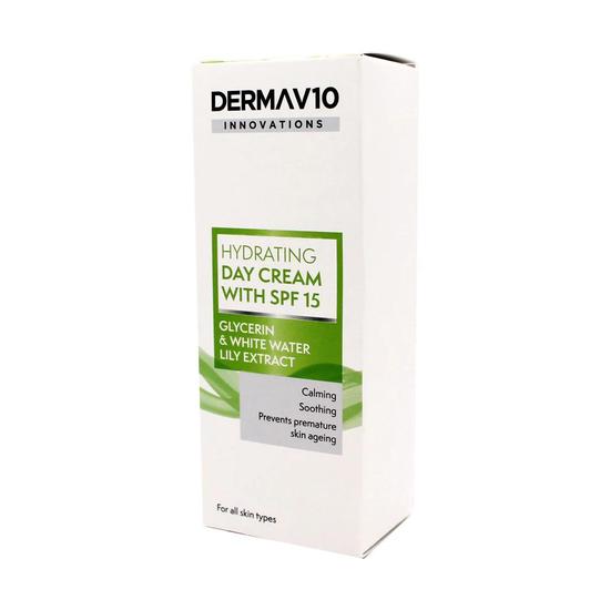 Derma V10 Hydrating Day Cream With SPF 15 50ml