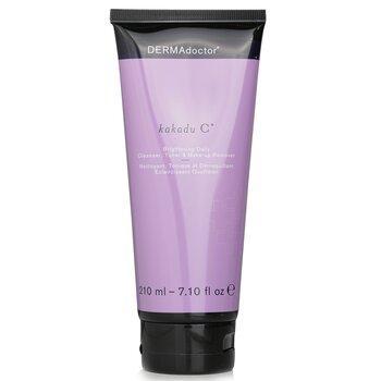 DERMAdoctor Kakadu C Brightening Daily Cleanser, Toner & Makeup Remover