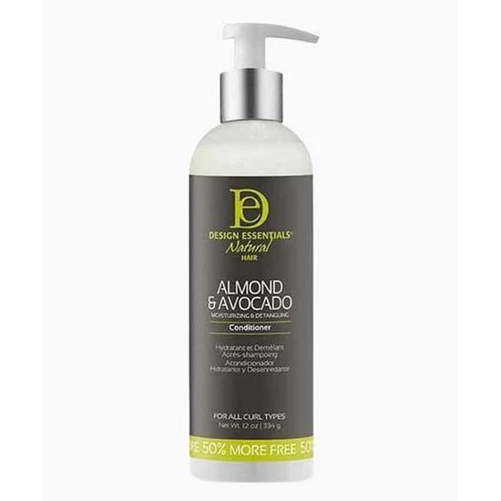 Design Essentials Design Natural Almond & Avocado Moisturising & Detangling Conditioner 334 g