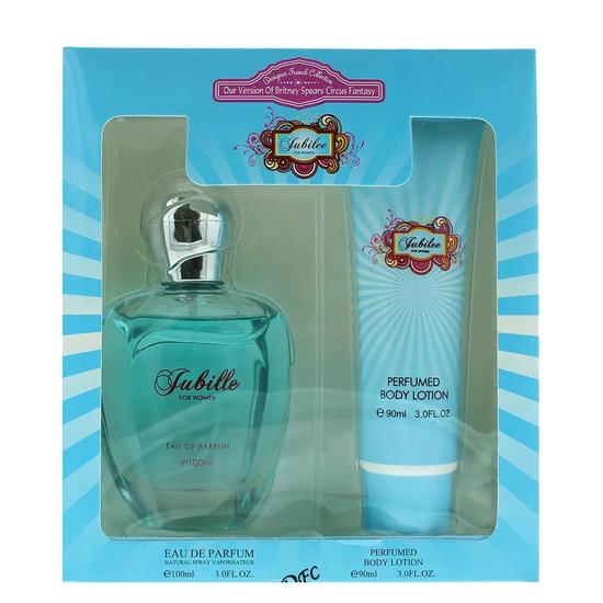 Designer French Collection Jubilee Eau De Parfum Gift Set : Eau De Parum 100ml Body Lotion 90ml