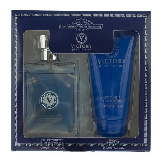 Designer French Collection Victory Eau De Toilette Gift Set 2 Pieces