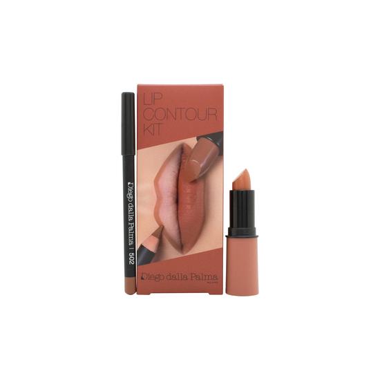 diego dalla palma Lip Contour Kit 4g Lipstick + 1.1g Lip Liner 502 Warm Sand