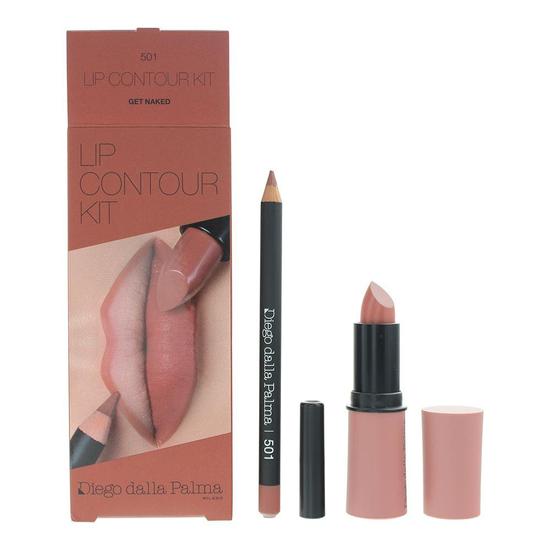 diego dalla palma Lip Contour Kit Lipstick 4g + Lip Liner 1.1g 507 Get Naked 4g