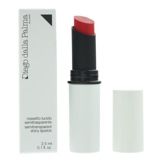 diego dalla palma Semitransparent Shiny Lipstick Cherry Red 141 2.5ml