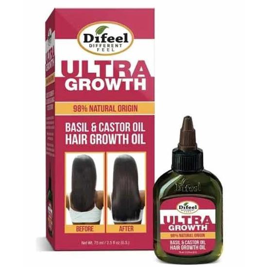 Difeel Basil & Castor Oil Hair Growth Booster 75ml