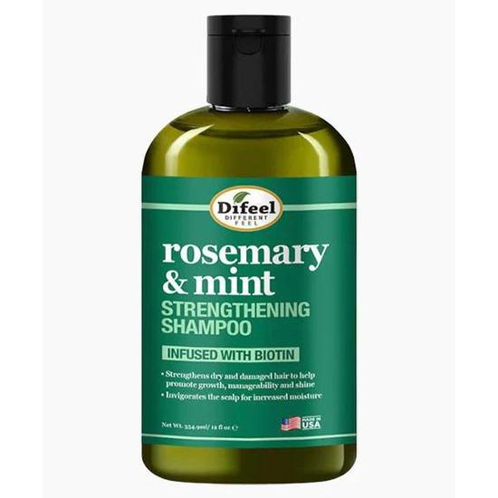 Difeel Rosemary & Mint Shampoo Infused With Biotin 354.9ml