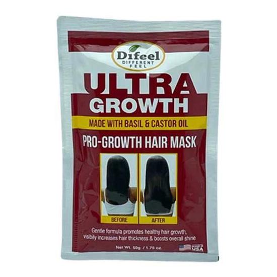 Difeel Ultra Growth Hair Mask With Basil & Castor Oil Sachet 50 g