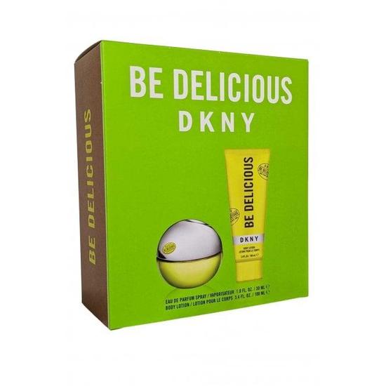 DKNY Be Delicious Be Delicious Eau De Parum Spray 30ml Body Lotion 100ml Gift Set