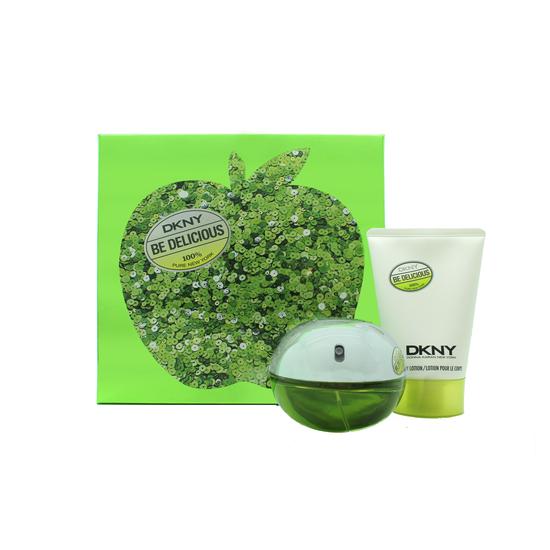 DKNY Be Delicious Gift Set 100ml Eau De Parfum + 150ml Refreshing Shower Mousse