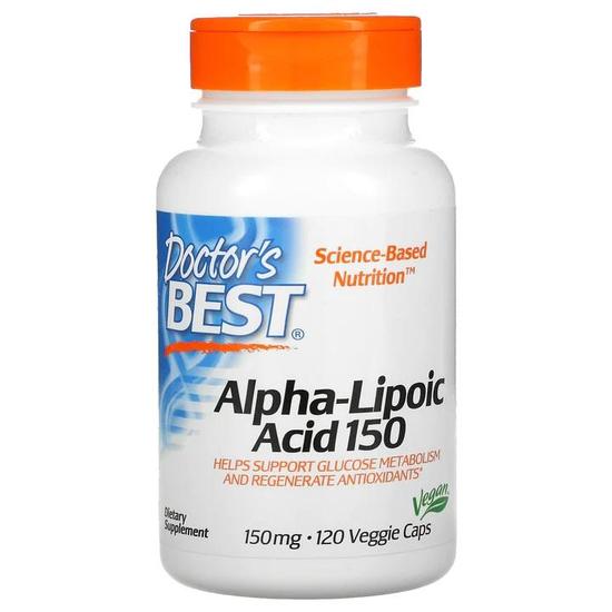 Doctor's Best Alpha Lipoic Acid 150mg Vegicaps 120 Vegicaps