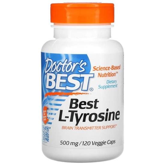 Doctor's Best Best L-Tyrosine 500mg Vegicaps 120 Vegicaps