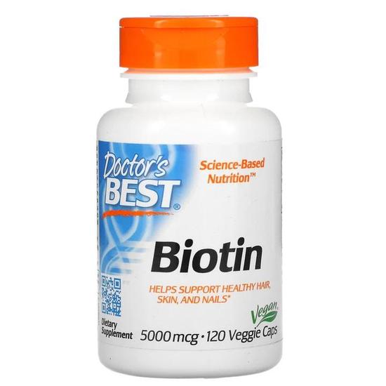 Doctor's Best Biotin 5000mcg Vegicaps 120 Vegicaps