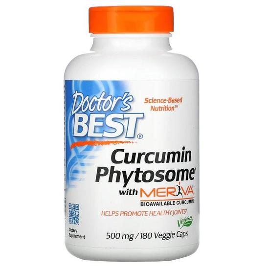 Doctor's Best Curcumin Phytosome With Meriva 500mg Vegicaps 180 Vegicaps