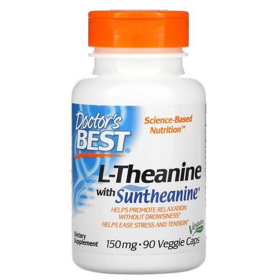 Doctor's Best L-Theanine With Suntheanine 150mg Vegicaps 90 Vegicaps