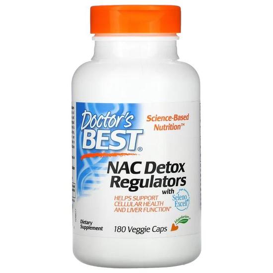 Doctor's Best NAC Detox Regulators Vegicaps 180 Vegicaps