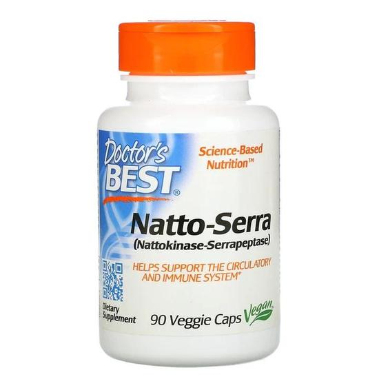 Doctor's Best Natto-Serra Vegicaps 90 Vegicaps