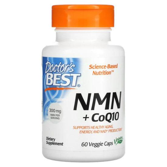 Doctor's Best NMN + CoQ10 Veg Capsules 60 Capsules