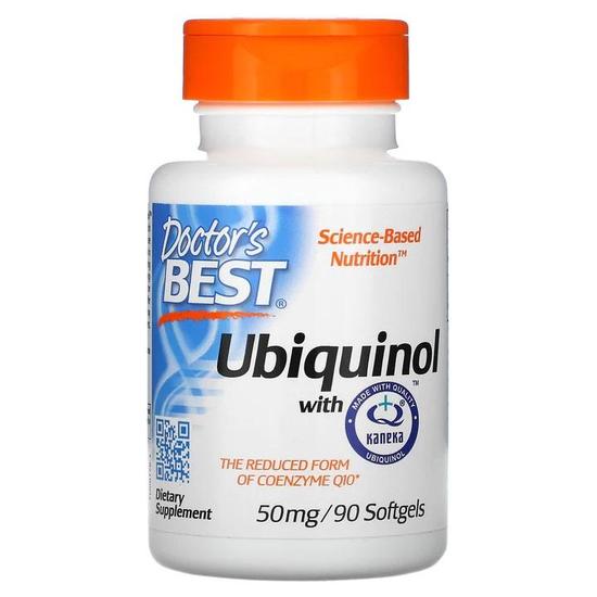 Doctor's Best Ubiquinol With Kaneka QH 50mg Softgels 90 Softgels