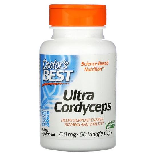 Doctor's Best Ultra Cordyceps 750mg Vegicaps 60 Vegicaps