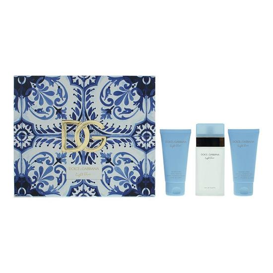 Dolce & Gabbana Light Blue Eau De Toilette Gift Set 3 Piece