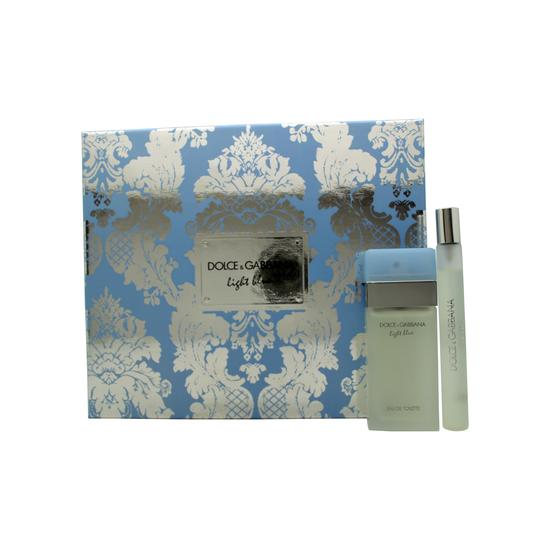 Dolce & Gabbana Light Blue Gift Set 25ml Eau De Toilette + 10ml Eau De Toilette