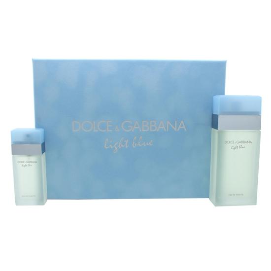 Dolce Gabbana Light Blue Gift Set 50ml Eau De Toilette 50ml Body Cream