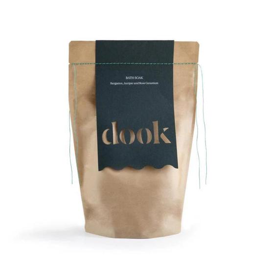 Dook Soap Bergamot, Juniper & Rose Geranium Bath Salts 400g Bag