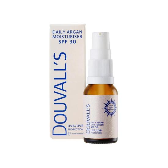 Douvall's Argan Daily Moisturiser With SPF 30 UVA/UVB Protection 15ml