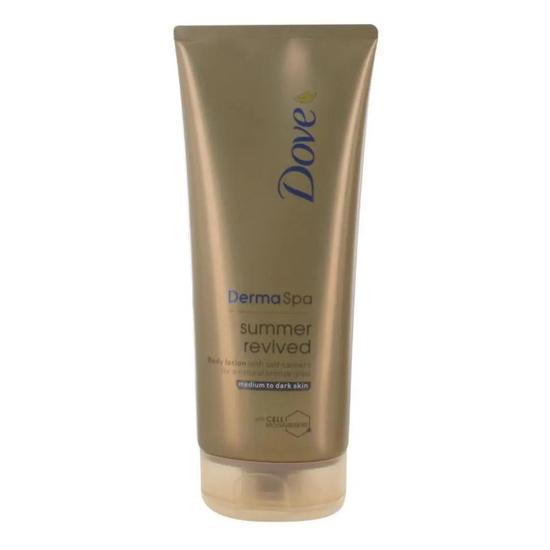 Dove Derma Spa Summer Revived Body Lotion With Self Tanner Medium To Dark