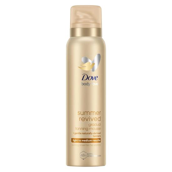 Dove Summer Revived Gradual Tanning Mousse Light To Medium 150ml