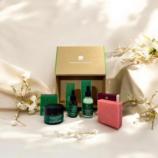 Dr Botanicals Anti-Ageing Green Caviar Morning Skin Care Gift Set