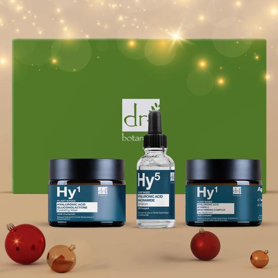 Dr Botanicals Anti-Ageing Hyaluronic Acid Skin Care Christmas Gift Set